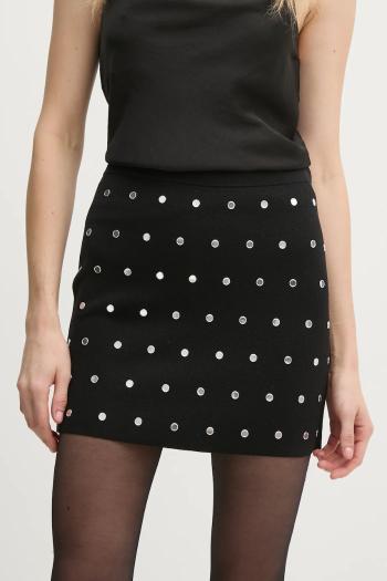 Sukňa Sisley čierna farba, mini, puzdrová, 1MNPM000D