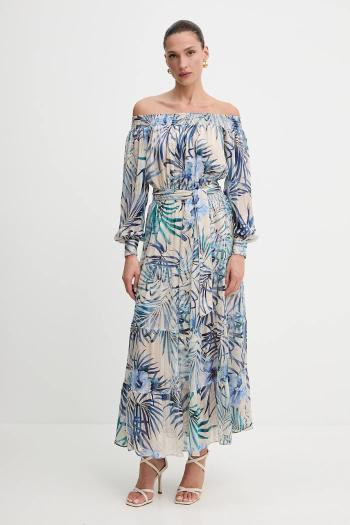 Šaty Guess JOSEE maxi, áčkový strih, W5GT16 WH9Z2