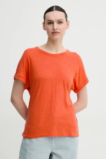 Tričko Marc O'Polo dámske, oranžová farba, 503212151387