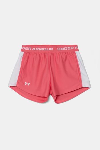 Detské krátke nohavice Under Armour Tech Play Up Short ružová farba, jednofarebné, 1390075