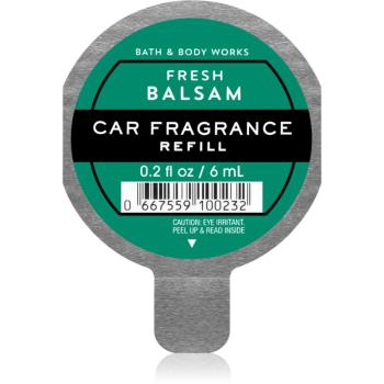 Bath & Body Works Fresh Balsam vôňa do auta náhradná náplň 6 ml