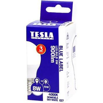 TESLA LED žárovka miniglobe BULB E27, 8W, denní bílá (MG270840-7)