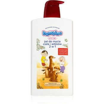 Bambino Kids Bolek and Lolek 2 in 1 sampon és tusfürdő gél 2 in 1 gyermekeknek Meerkats 1000 ml