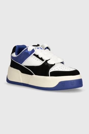 Kožené tenisky Naked Wolfe Kash Kash Nubuck Leather Blue