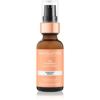 Revolution Skincare Vitamin C 3% bőrélénkítő szérum C-vitaminnal 30 ml