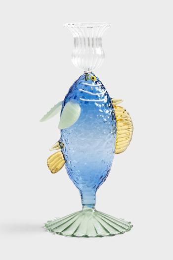 Dekoračný svietnik &k amsterdam fish blue viac farieb