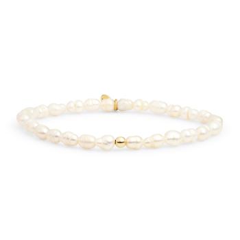 Sparkling Jewels Elegantný náramok z barokových perál SBG-PEARL-ADD-4MM