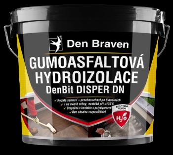 DENBIT DISPER DN - Gumoasfaltová hydroizolácia cierna 5 kg
