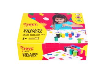 JOVI PREMIUM - Veľké balenie temperových farieb v sade mix farieb 12x15 ml