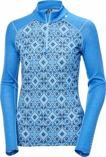 Helly Hansen W Lifa Merino Midweight 2-in-1 Graphic Half-zip Ultra Blue Star Pixel M Termoprádlo