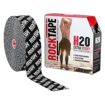 ROCKTAPE H2O Bulk kineziologická páska - design logo black 32 m