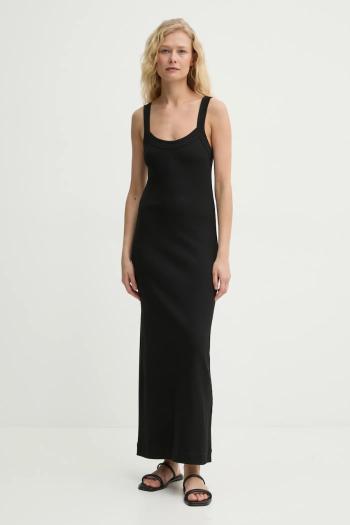 Šaty By Malene Birger LIO čierna farba, maxi, priliehavá, 103106