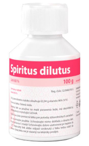 SPIRITUS DILUTUS Dermálny roztok 100 g