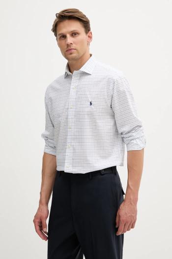 Bavlnená košeľa Polo Ralph Lauren ružová farba, regular, s talianskym golierom, 712969006
