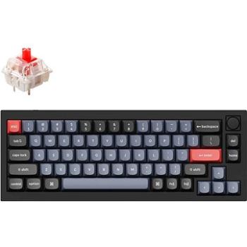 Keychron Q2 TKL QMK Gateron G PRO Hot-Swappable Red Switch – US, čierna (Q2-M1)