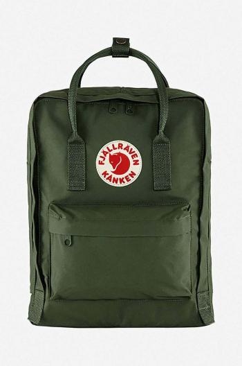 Ruksak Fjallraven Kanken F23510.660-660, zelená farba, veľký, s nášivkou