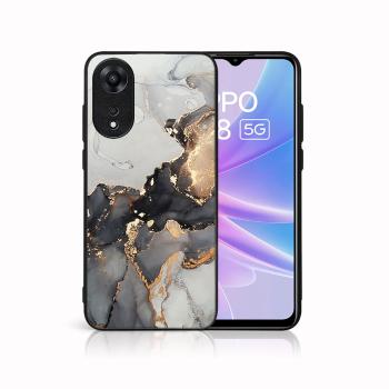 MY ART Ochranný kryt pre Oppo A78 5G GREY MARBLE (140)