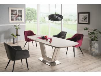 Signal Rozkladací jedálenský stôl ARMANI CERAMIC | sivý mat