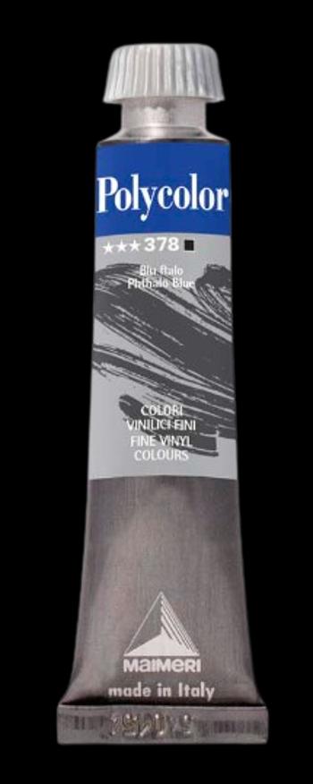 MAIMERI POLYCOLOR - Jemné vinylové farby 378 - phthalo blue, 20 ml