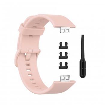 BStrap Silicone remienok na Huawei Watch Fit, sand pink (SHU005C06)