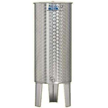 Értékcsökkentett - Bortartály inox 100L csappal Zottel