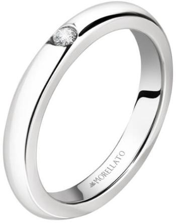 Morellato Oceľový prsteň s kryštálom Love Rings SNA46 58 mm