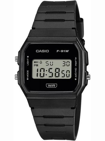 PÁNSKE HODINKY CASIO F-91WB-1ADF + KRABIČKA