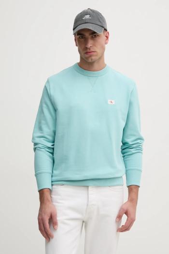 Bavlnená mikina Calvin Klein Jeans pánska, čierna farba, jednofarebná, J30J327115