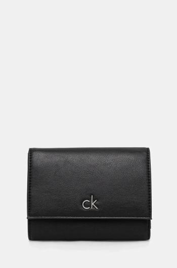 Peňaženka Calvin Klein dámska, čierna farba, K60K612851