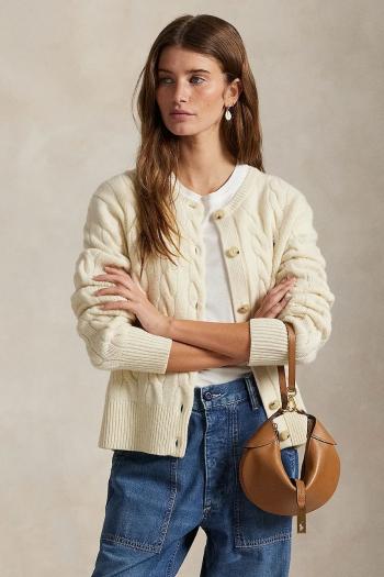 Sveter Polo Ralph Lauren biela farba, 211972104