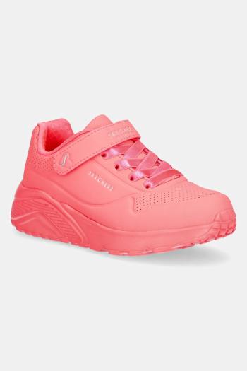 Detské tenisky Skechers UNO LITE oranžová farba, 310451L