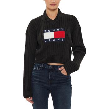 Tommy Hilfiger  TJW VNCK CENTER FLAG DW0DW18528  Svetre Čierna