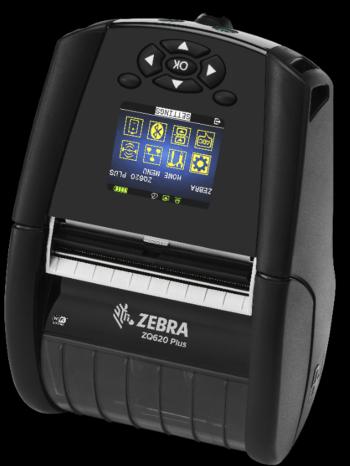 Zebra ZQ620 Plus ZQ62-AUWAEC4-00, label printer, 8 dots/mm (203 dpi), 19mm Core, RS232, BT (BLE), Wi-Fi