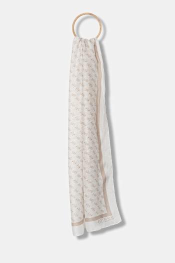 Šál Guess KATYA béžová farba, vzorovaný, AW5341 POL03