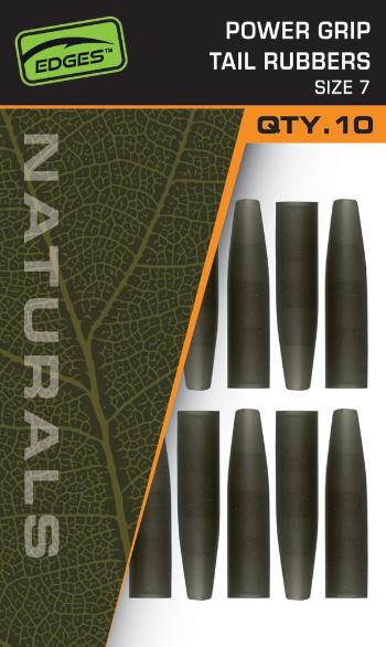 Fox Převleky Edges Naturals Power Grip tail rubbers size 7 10ks,Fox Převleky Edges Naturals Power Grip tail rubbers size 7 10ks
