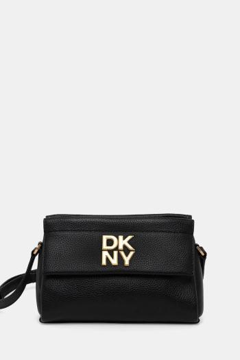Kožená kabelka Dkny čierna farba, R44EAI71