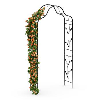 Blumfeldt FloraBelle Cupola ružový oblúk | ozdobné vzory listov | odolný voči poveternostným vplyvom | pomôcka na popínanie