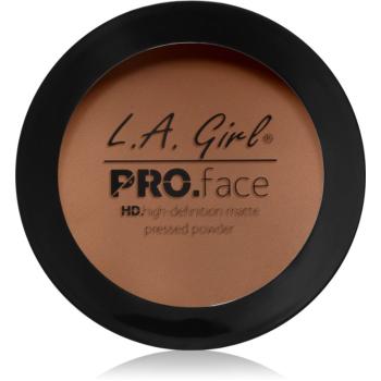 L.A. Girl Cosmetics PRO. Face HD pudra compacta cu efect matifiant culoare Medium Beige 7 g