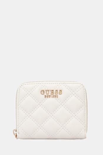 Peňaženka Guess GIULLY dámska, béžová farba, SWQG96 73137