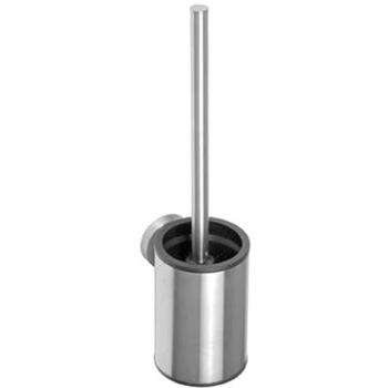 SAPHO X-STEEL WC štetka, valcová malá, čierna kefa, brúsený nerez (XS305)