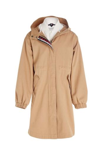 Detská bunda Tommy Hilfiger béžová farba