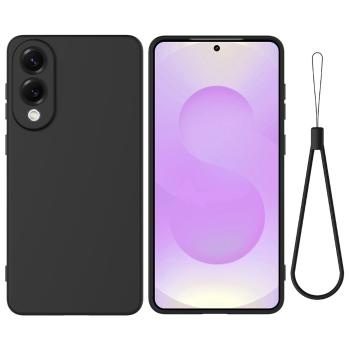 RUBBER Ochranný kryt pre Samsung Galaxy S25 Edge čierny