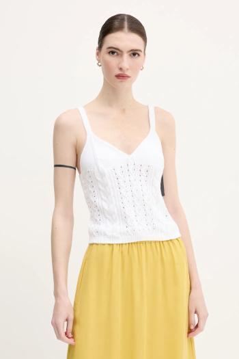 Bavlnený top United Colors of Benetton biela farba, 101TDH01B
