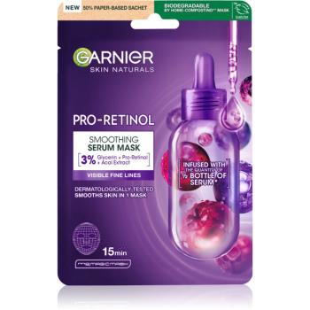 Garnier Skin Naturals Pro-Retinol vyhladzujúca plátenná maska 22 g