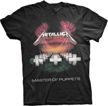 Metallica Tričko Master of Puppets European Tour '86. Unisex Black 2XL