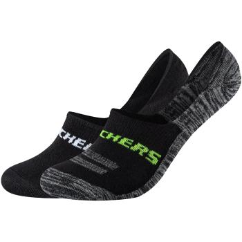 Skechers  2PPK Mesh Ventilation Footies Socks  Kotníkové ponožky Čierna