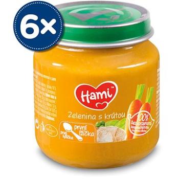 Hami Prvá lyžička zelenina s morkou 6× 125 g (5900852009303)