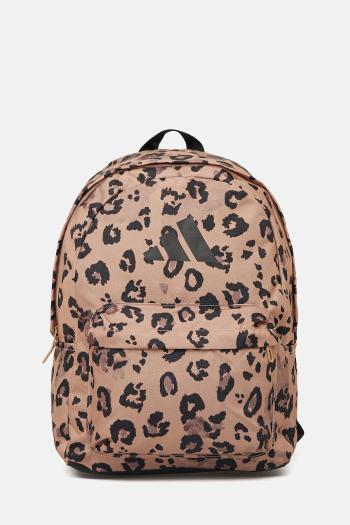 Ruksak adidas dámsky, béžová farba, veľký, vzorovaný, JW8669