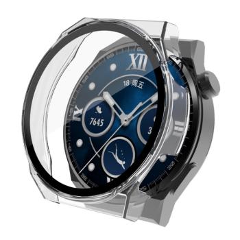 Plastový kryt s ochranným sklom pre Huawei Watch GT 3 Pro 46mm priehľadný