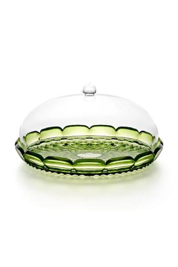 Podnos s krytom Guzzini Vanity S/30 cm zelená farba